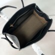 fedele Prada Large Tote Bag con Fibbie Nero