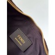 Fendi Fendigraphy Mini Bag Marrone FF Jacquard Fabric