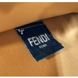 Fendi Peekaboo ISeeU Small Selleria Borsa con 556 impunture cucite a mano Marrone