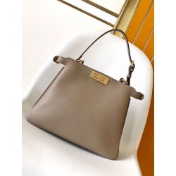 Fendi Peekaboo Soft Medium Bag Grigio Tortora