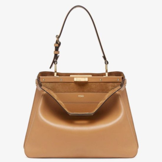 Fendi Peekaboo Soft Medium Bag Marrone