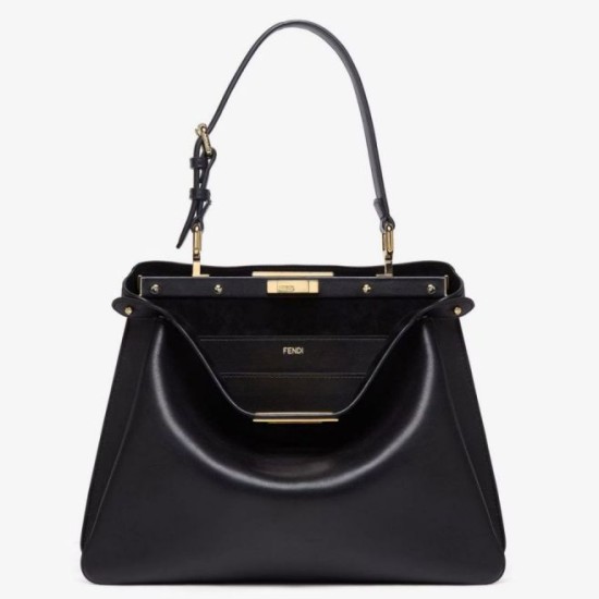 Fendi Peekaboo Soft Medium Bag Nero