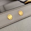 Fendi Peekaboo-Tote Bag FF Grigio