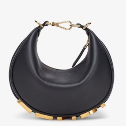 Riproduzione Fedele Fendi Fendigraphy Mini Bag Nero imitazioni