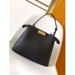 Fendi Peekaboo Soft Medium Bag Nero Fendi Peekaboo Soft Medium Bag Nero
