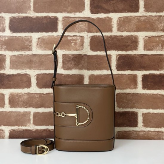 Gucci 73 mini bucket bag 833665 Marrone