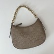 Gucci 815409 GG Emblem borsa a tracolla piccola mezzaluna Talpa
