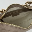 Gucci 815409 GG Emblem borsa a tracolla piccola mezzaluna Talpa