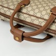 Gucci 821149 Borsa a tracolla media GG Emblem Marrone