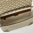 Gucci 821154 Replica Perfetta a tracolla media GG Emblem Uomo Marrone