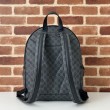 Gucci 821159 GG Emblem zaino medio Nero