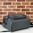 Gucci 821159 GG Emblem zaino medio Nero