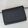 Gucci Borse Replica a tracolla GG uomo 792124 Nero