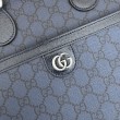 Gucci Borsa a tracolla media Ophidia uomo GG 792116 Marrone