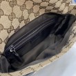 Gucci Borsa a tracolla piccola GG uomo con Web 821617 Marrone