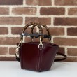 Gucci Mini bamboo top handle tote borse 805832 Rosso