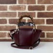 Gucci Mini bamboo top handle tote borse 805832 Rosso