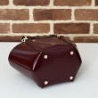 Gucci Mini bamboo top handle tote borse 805832 Rosso
