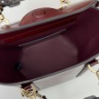 Gucci Mini bamboo top handle tote borse 805832 Rosso