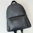 Gucci Zaino medio jumbo GG da uomo 819065 Nero