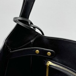 Riproduzione Fedele Balenciaga Bel Air Small Shoulder Bag Nero imitazioni