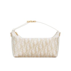 Dior Medium DiorTravel Nomad Pouch Cream