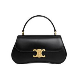Riproduzione Fedele Imitazioni borse griffate Celine Teen Celine Lola Shiny Nero imitazioni