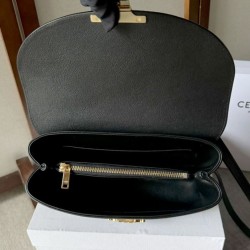 Qualità Specchio Replica Celine Borse Nino media Pelle di vitello morbida nera Riproduzione Fedele Celine Borse Replica Nino media Pelle di vitello morbida nera imitazioni