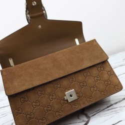 Riproduzione Fedele Gucci Replica Perfetta a tracolla piccola Dionysus 818145 Caffè imitazioni