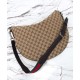 Riproduzione Fedele Borse Imitazioni a tracolla media Gucci B 817420 Caffè imitazioni