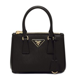 Riproduzione Fedele fedele Borse Imitazioni Mini/Media Galleria Saffiano Prada 1BA906 Nero imitazioni