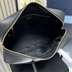 Qualità Specchio Replica Imitazione Borsa grande Prada Re-Nylon con manico superiore e lucchetto 1BB131 Nero Riproduzione Fedele Imitazione Borsa grande Prada Re-Nylon con manico superiore e lucchetto 1BB131 Nero imitazioni