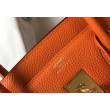 Hermes Birkin 25cm 30cm 35cm Borse Imitazioni Clemence Arancione Hermes Birkin 25cm 30cm 35cm Borse Imitazioni Clemence Arancione