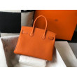 Hermes Birkin 25cm 30cm 35cm Borse Imitazioni Clemence Arancione Hermes Birkin 25cm 30cm 35cm Borse Imitazioni Clemence Arancione