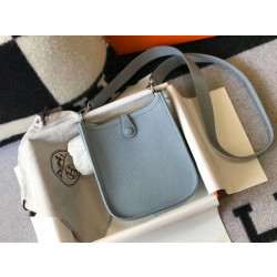 Hermes Evelyne III TPM Mini Bag Blu Clemence