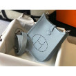 Hermes Evelyne III TPM Mini Bag Blu Clemence Hermes Evelyne III TPM Mini Bag Blu Clemence