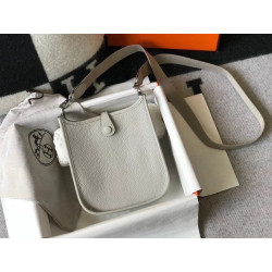Hermes Evelyne III TPM Mini Bag Grigio Clemence