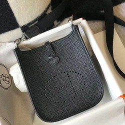 Hermes Evelyne III TPM Mini Bag Nero Clemence