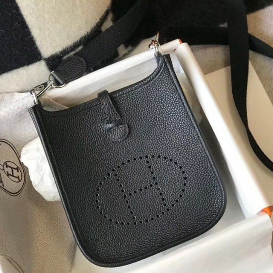 Hermes Evelyne III TPM Mini Bag Nero Clemence