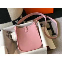 Hermes Evelyne III TPM Mini Bag Rosa Clemence