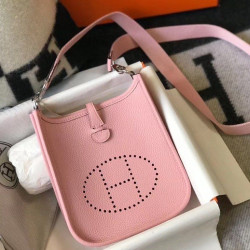 Hermes Evelyne III TPM Mini Bag Rosa Clemence