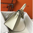 Hermes Kelly 28cm Borsa Sellier Epsom Bianco Hermes Kelly 28cm Borsa Sellier Epsom Bianco