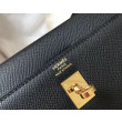 Hermes Kelly Borse Firmate Replica Sellier 25 cm Epsom Nero Hermes Kelly Borse Firmate Replica Sellier 25 cm Epsom Nero