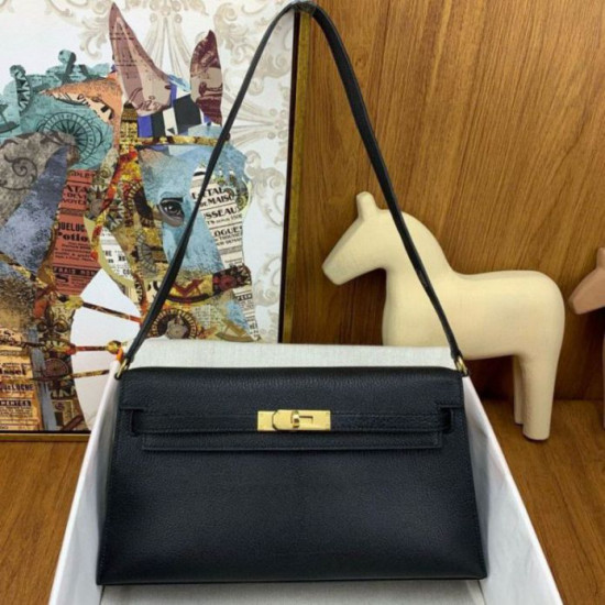 Hermes Kelly Elan Borsa fatta a mano Nero Hermes Kelly Elan Borsa fatta a mano Nero