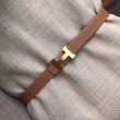 Hermes Mini Constance 24mm Cintura Reversibile Nero/Oro