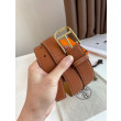 Hermes Romain 35MM Cintura Clemence Marrone Hermes Romain 35MM Cintura Clemence Marrone