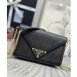 Imitazione Borsa a tracolla in saffiano Prada Nera