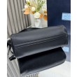 Imitazione Borse Replica a tracolla media Prada in Re-Nylon Con lucchetto 1BC233 Nero