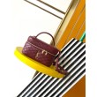 Imitazione Borsa mini Vanity Gaby YSL Saint Laurent Bordeaux