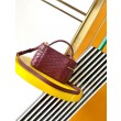 Imitazione Borsa mini Vanity Gaby YSL Saint Laurent Bordeaux